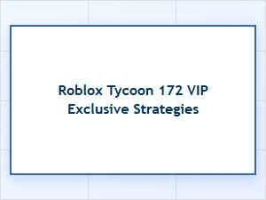 Unlocking Vip Progression in Roblox Tycoon 172